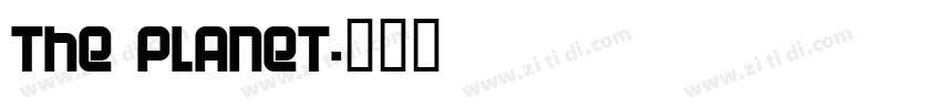 The PLANET字体转换
